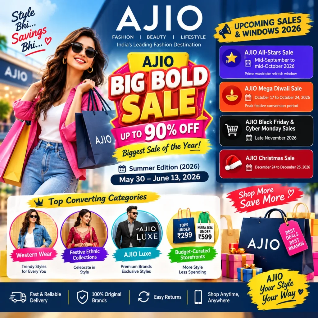 Big Bold Sale 2026 – AJIO