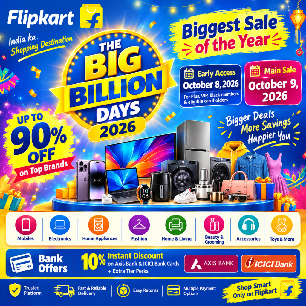 Flipkart Big Billion Days 2026